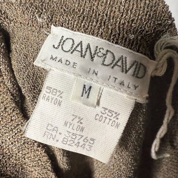 Women's Vintage Joan & David Italy Stretch Dress Skirt With Side Slit - M - Picture 5 of 6